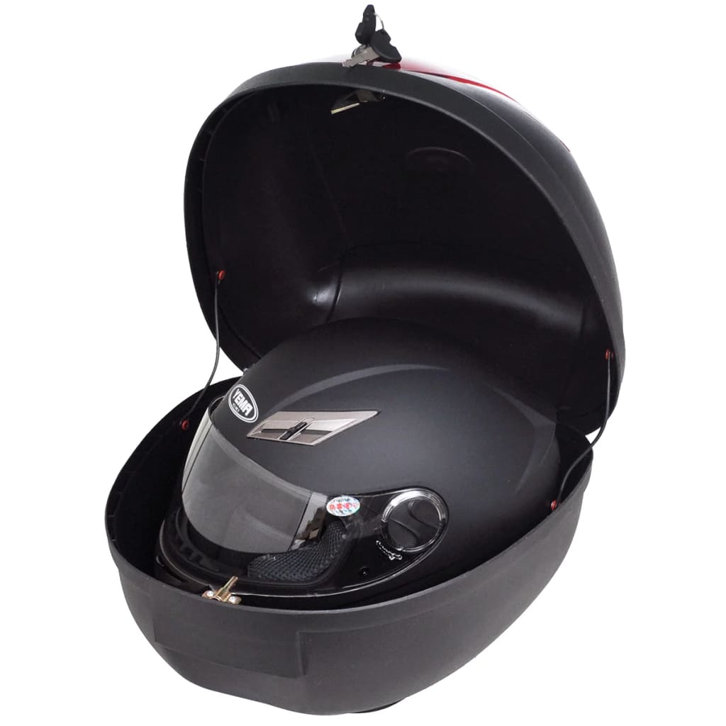 Motorbike Top Case L For Helmet Black 150361