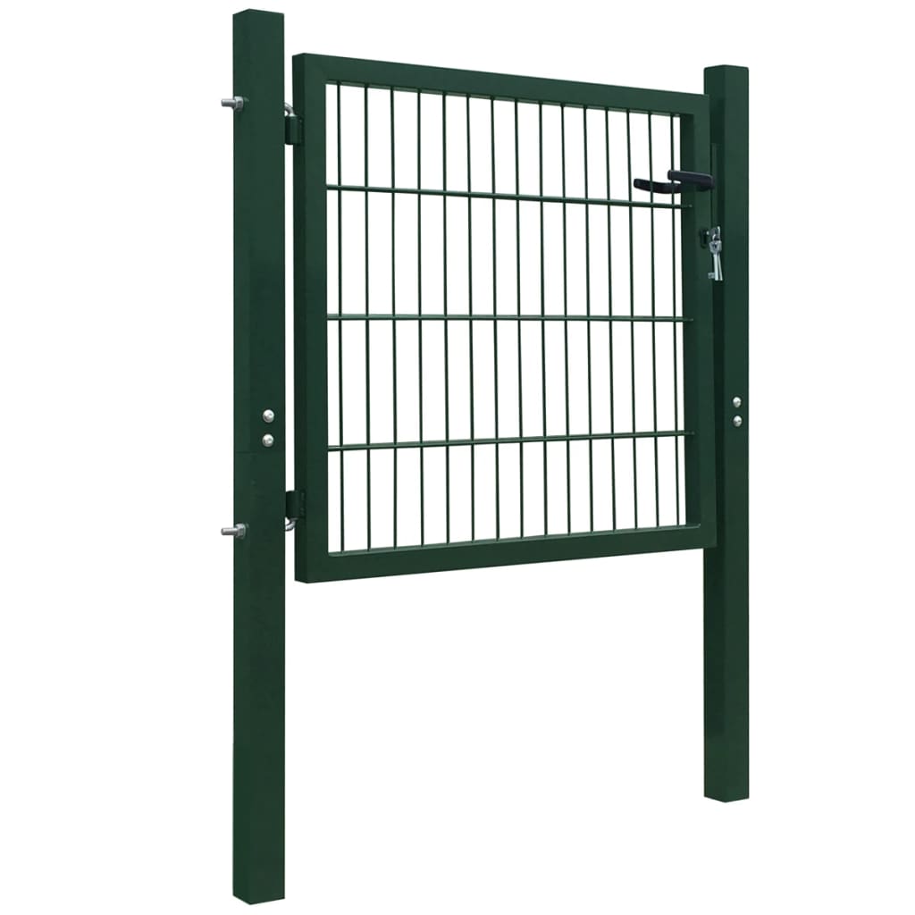 D Fence Gate Single Anthracite Gray Grey 141740