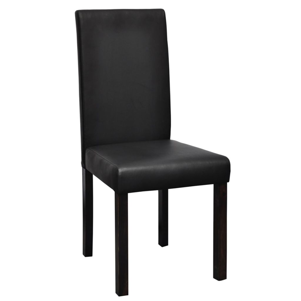 Dining Chairs Faux Leather Brown 241890