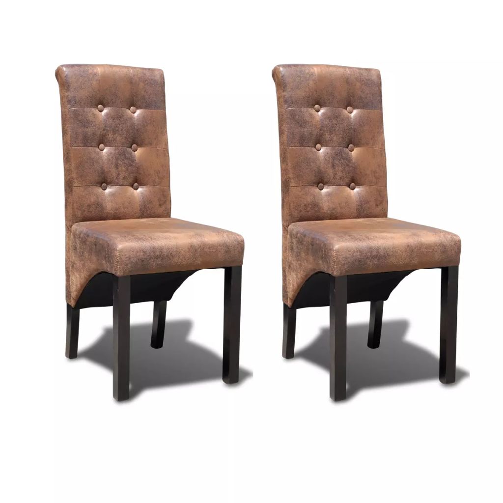 Dining Chairs Fabric Beige 241900