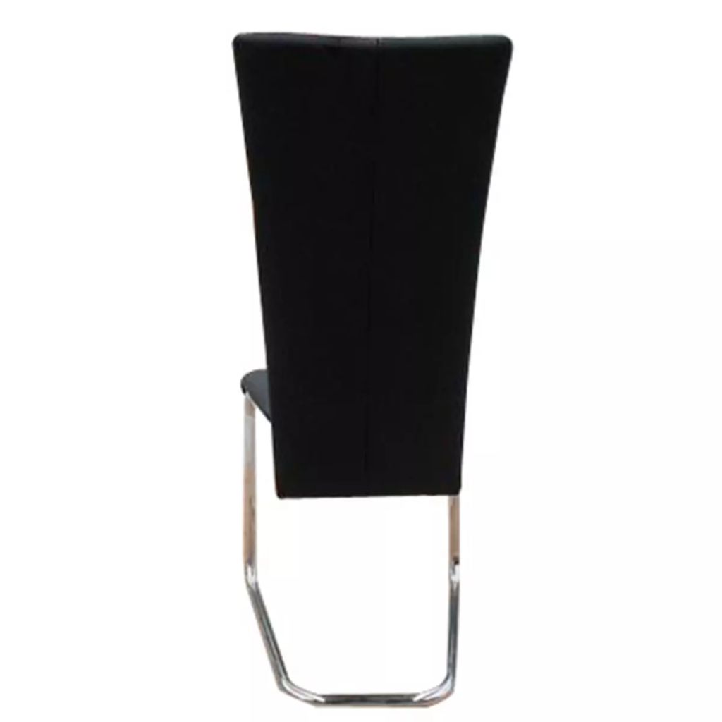 Dining Chairs Faux Leather White 241910