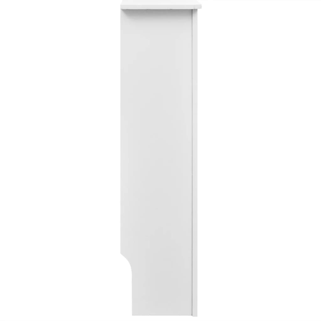 Mdf Radiator Cover Heating Cabinet White 242189