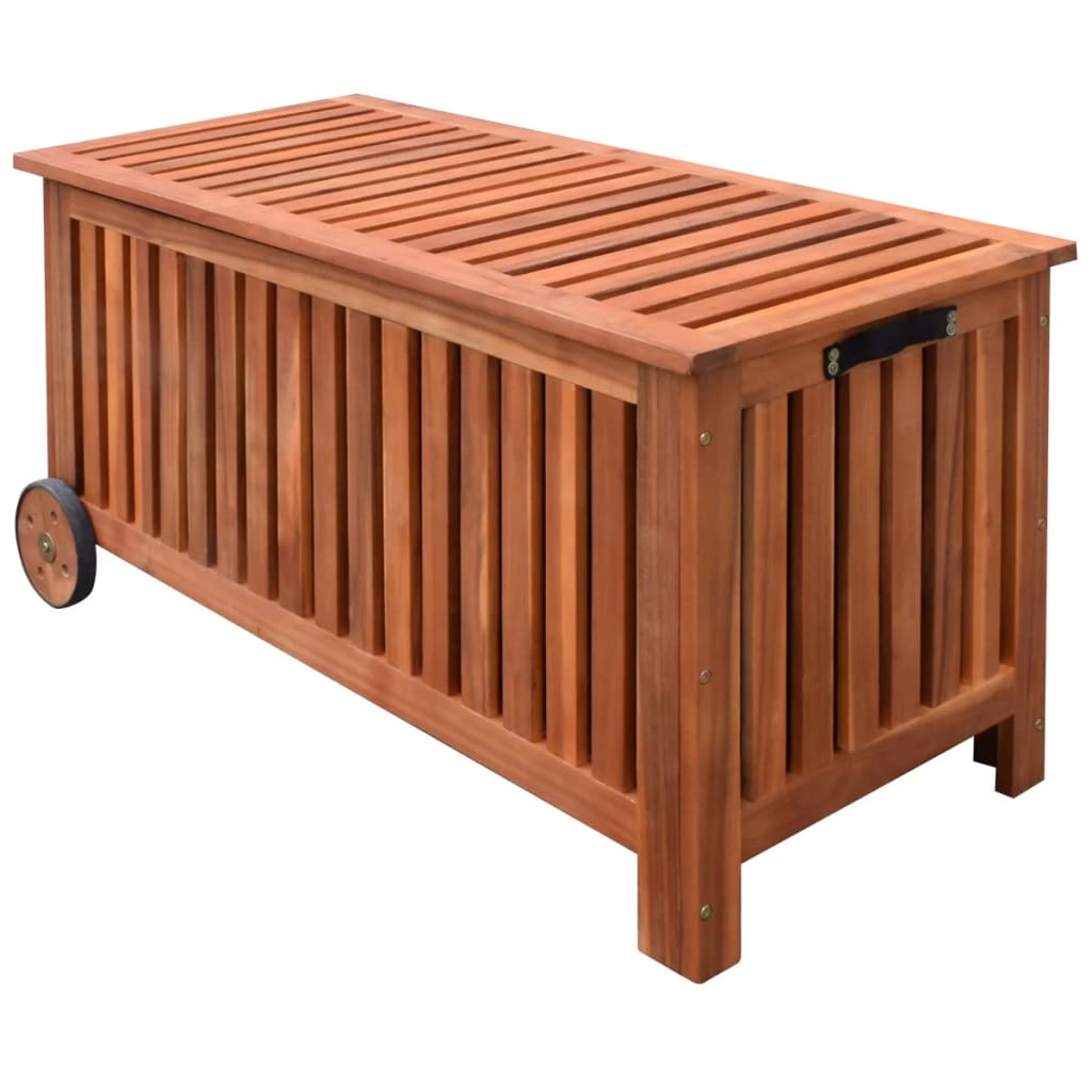 Patio Storage Box Wood Brown 41772