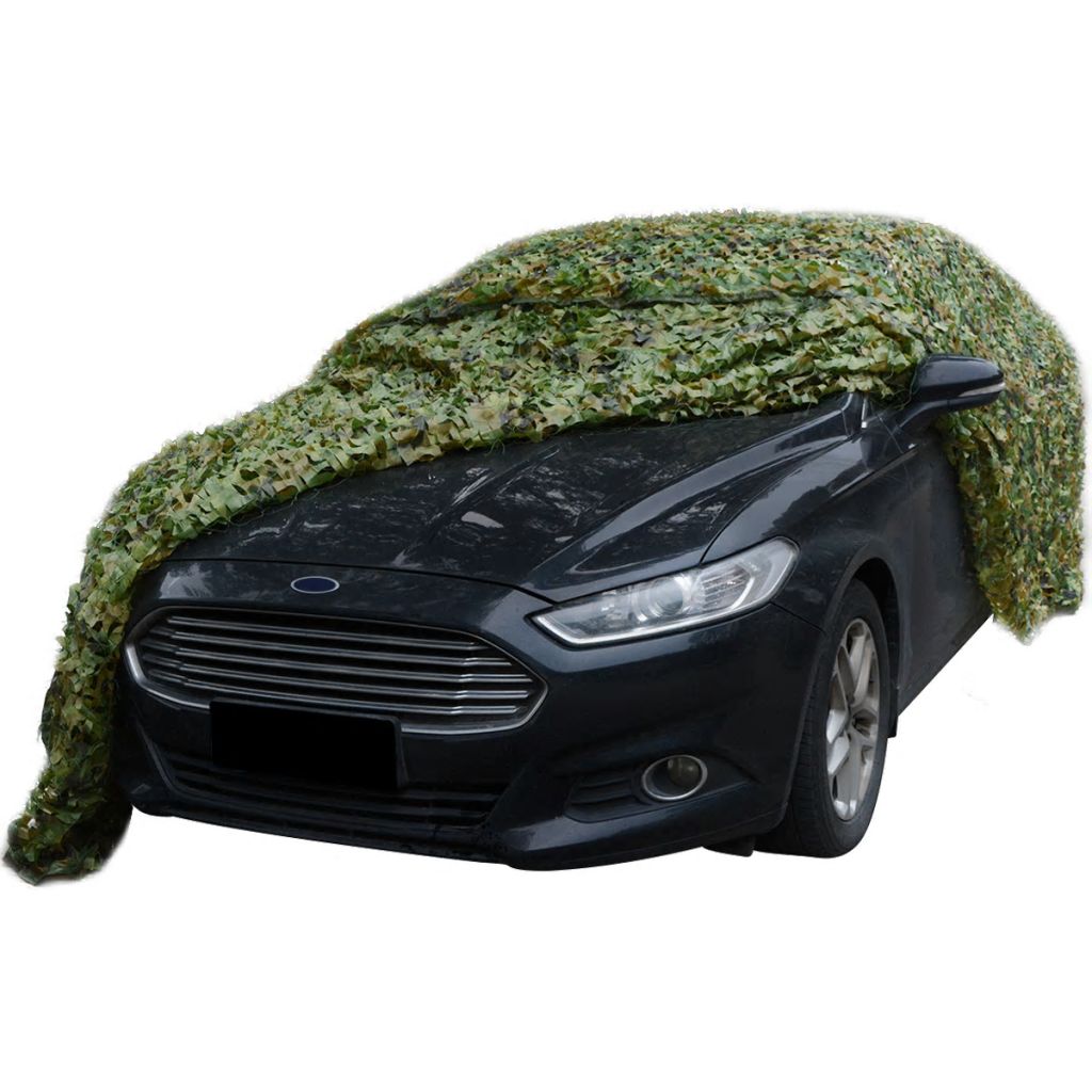Camouflage Net With Storage Bag Green 131401