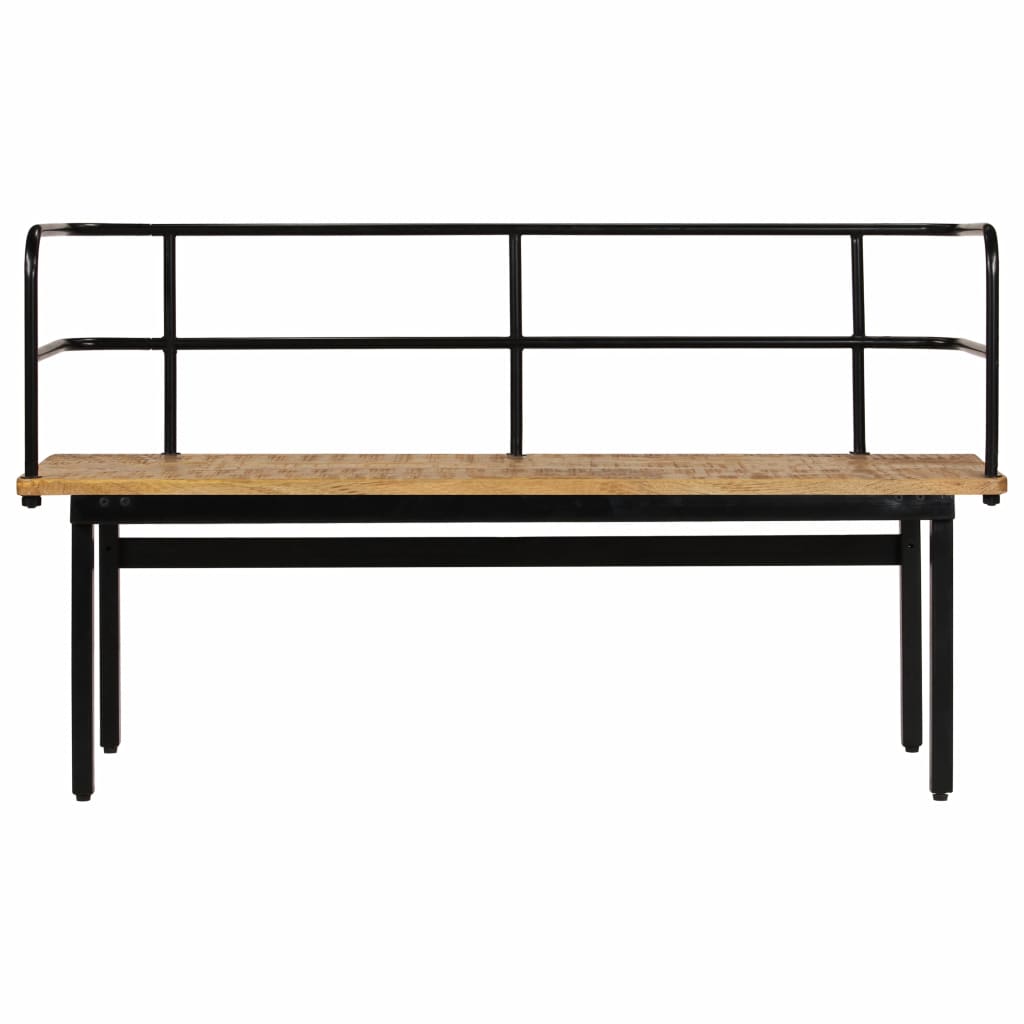 Bench Solid Mango Wood Brown 247807