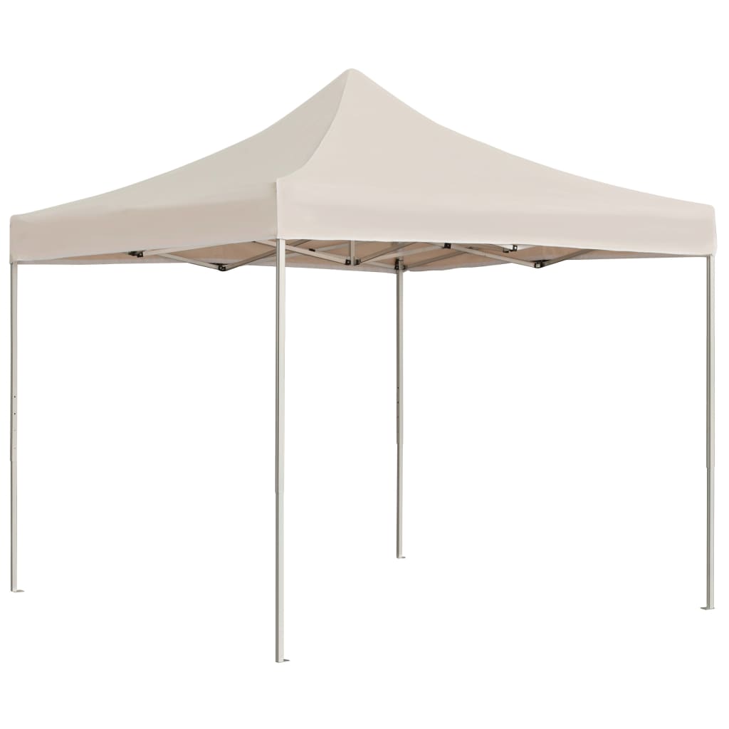 Folding Party Tent Aluminium Cream 45481