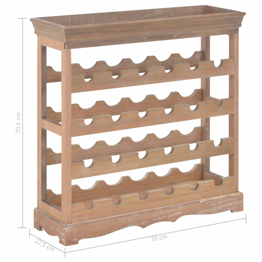 Wine Cabinet Mdf White 280065