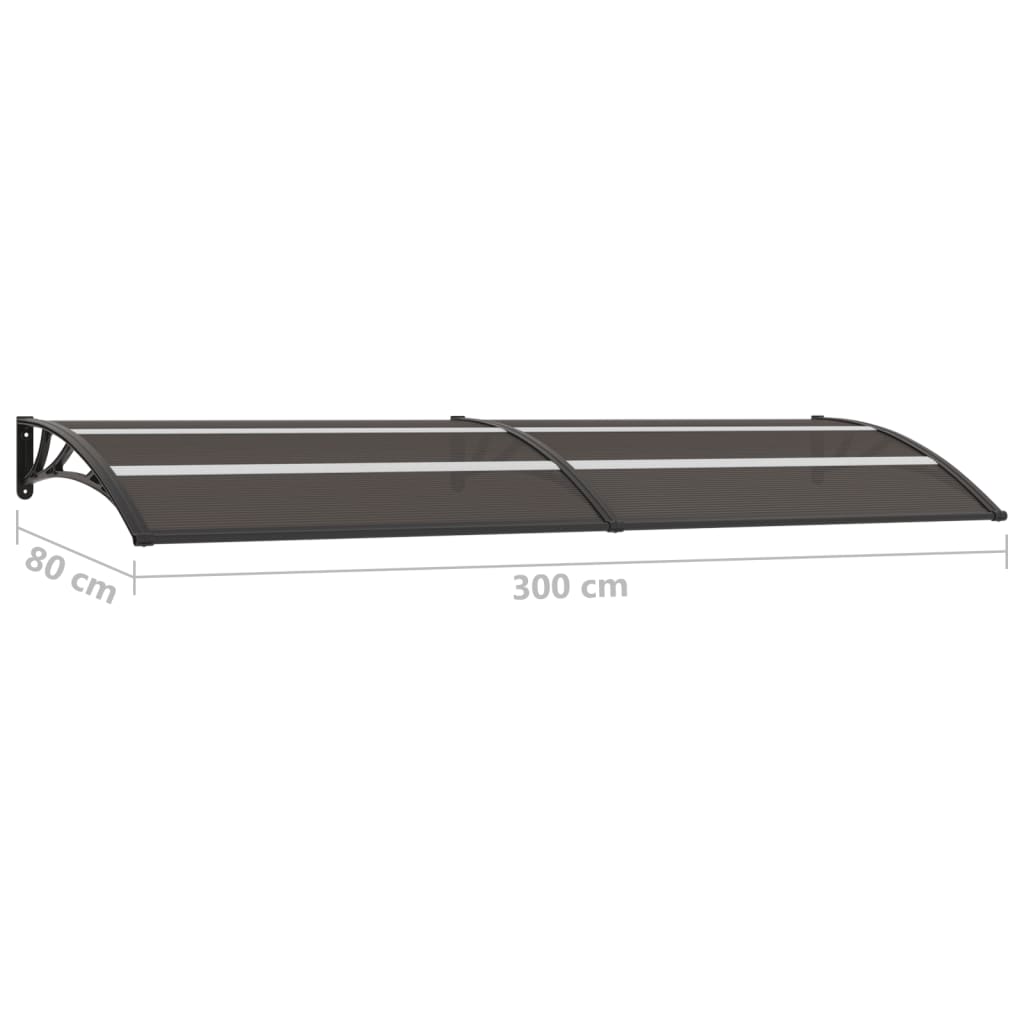 Door Canopy Gray And Pc Transparent 144820