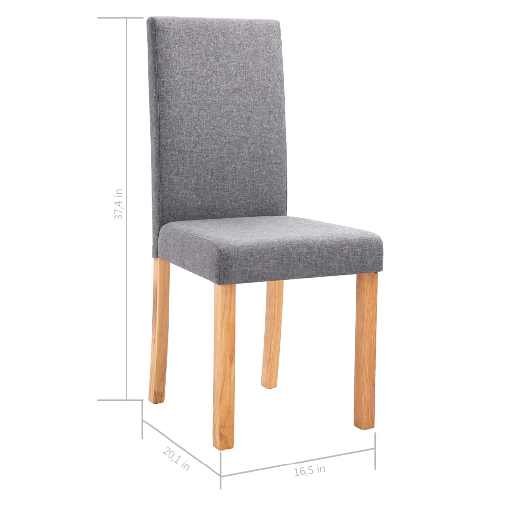 Dining Chairs Faux Suede Leather Brown 249210