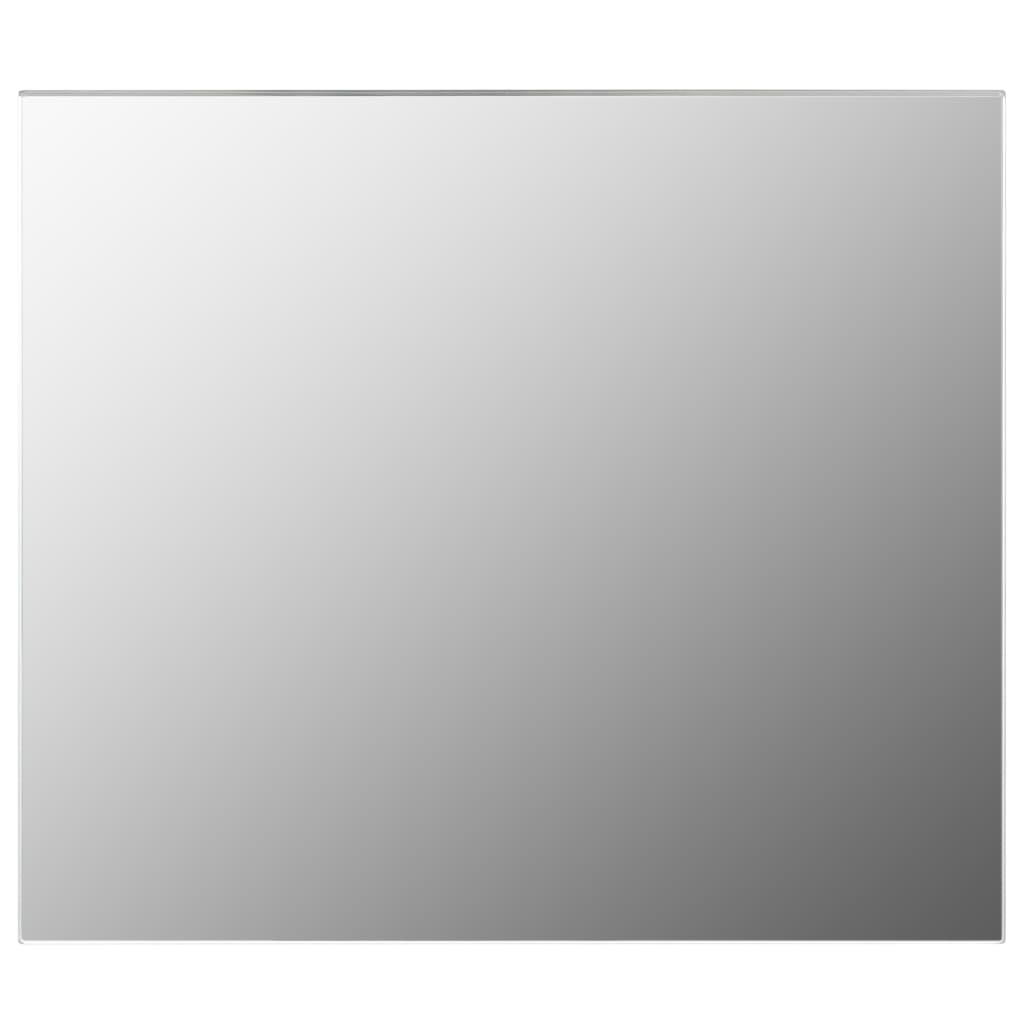Frameless Mirror Glass Silver 283645