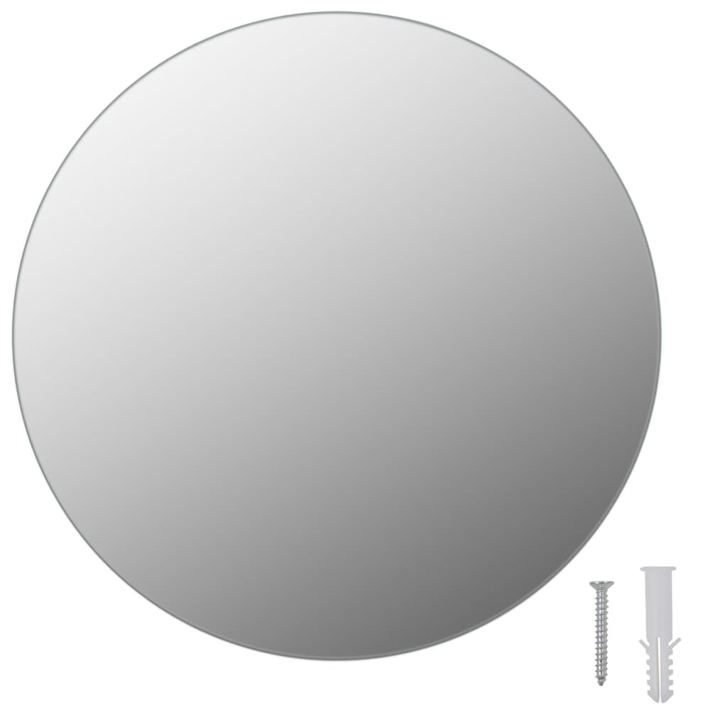Frameless Mirror Glass Silver 283650