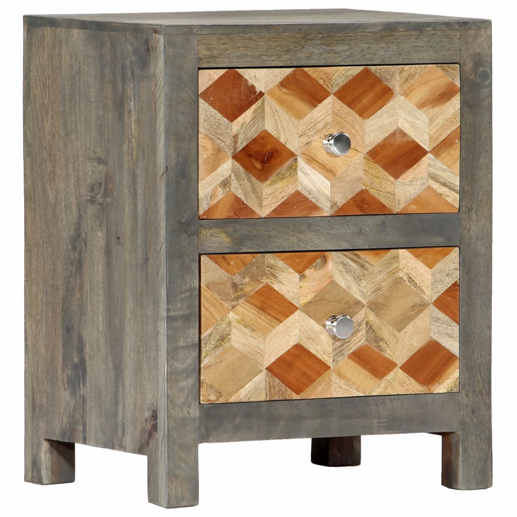 Bedside Cabinet Solid Reclaimed Wood Brown 282731
