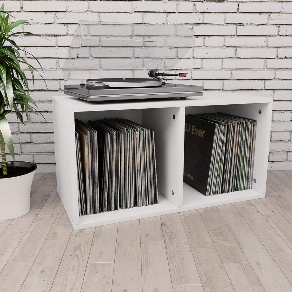 Vinyl Storage Box White 800117