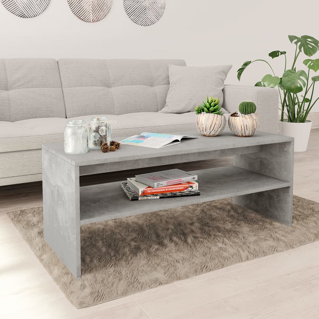 Coffee Table Concrete Gray Grey 800130