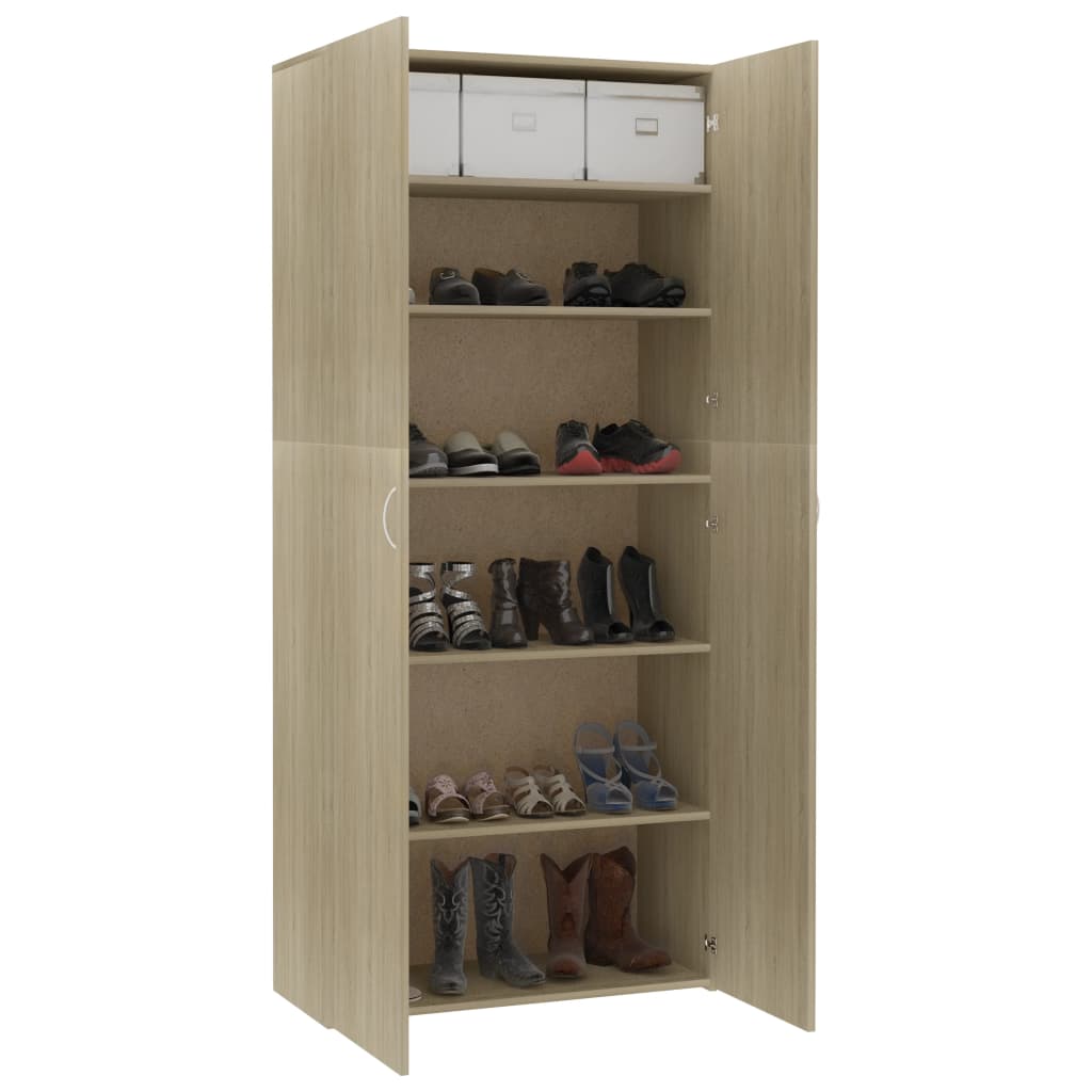 Shoe Cabinet Gray Grey 800290