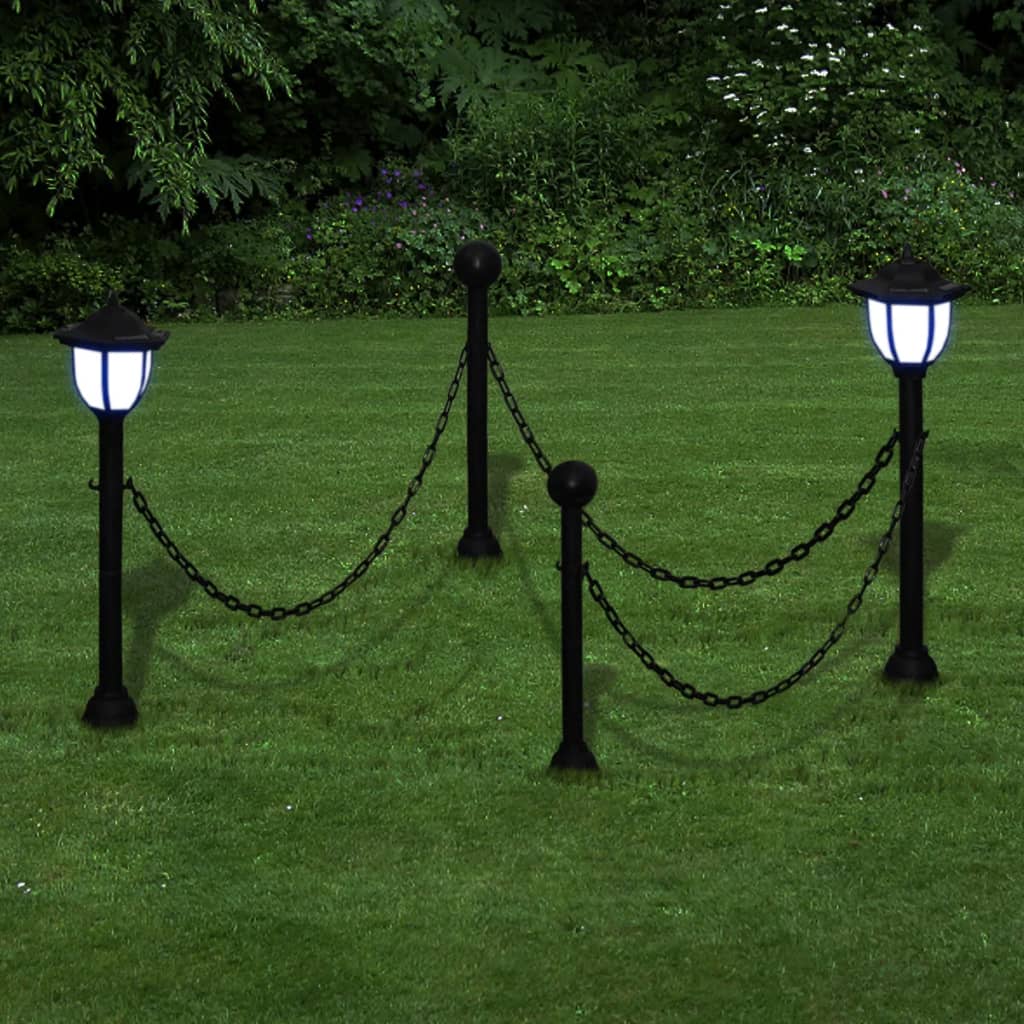 Outdoor Pathway Lamps Led With Ground Spike White 277114
