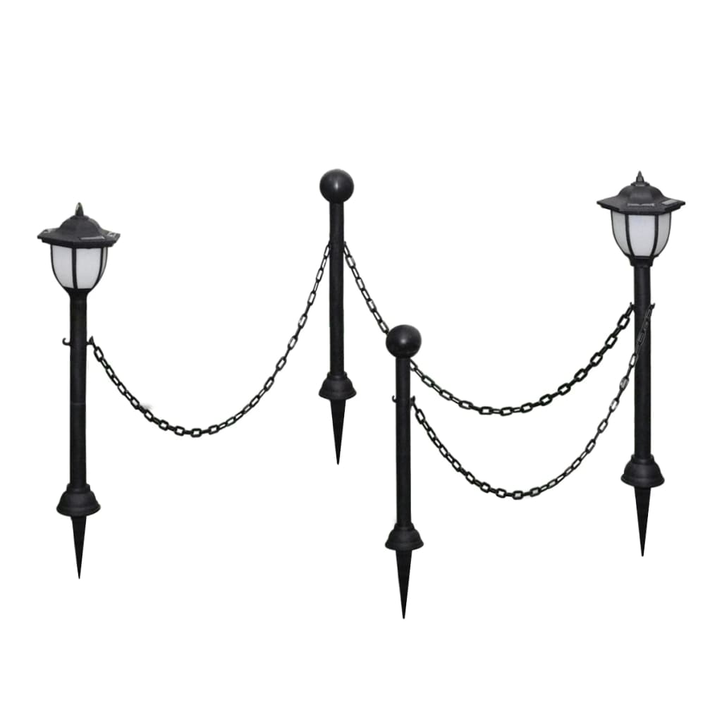 Outdoor Pathway Lamps Led With Ground Spike White 277114