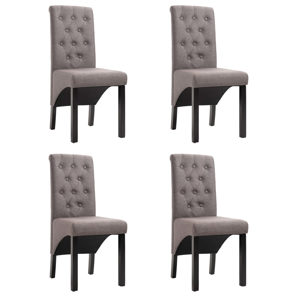 Dining Chairs Fabric Taupe 277260