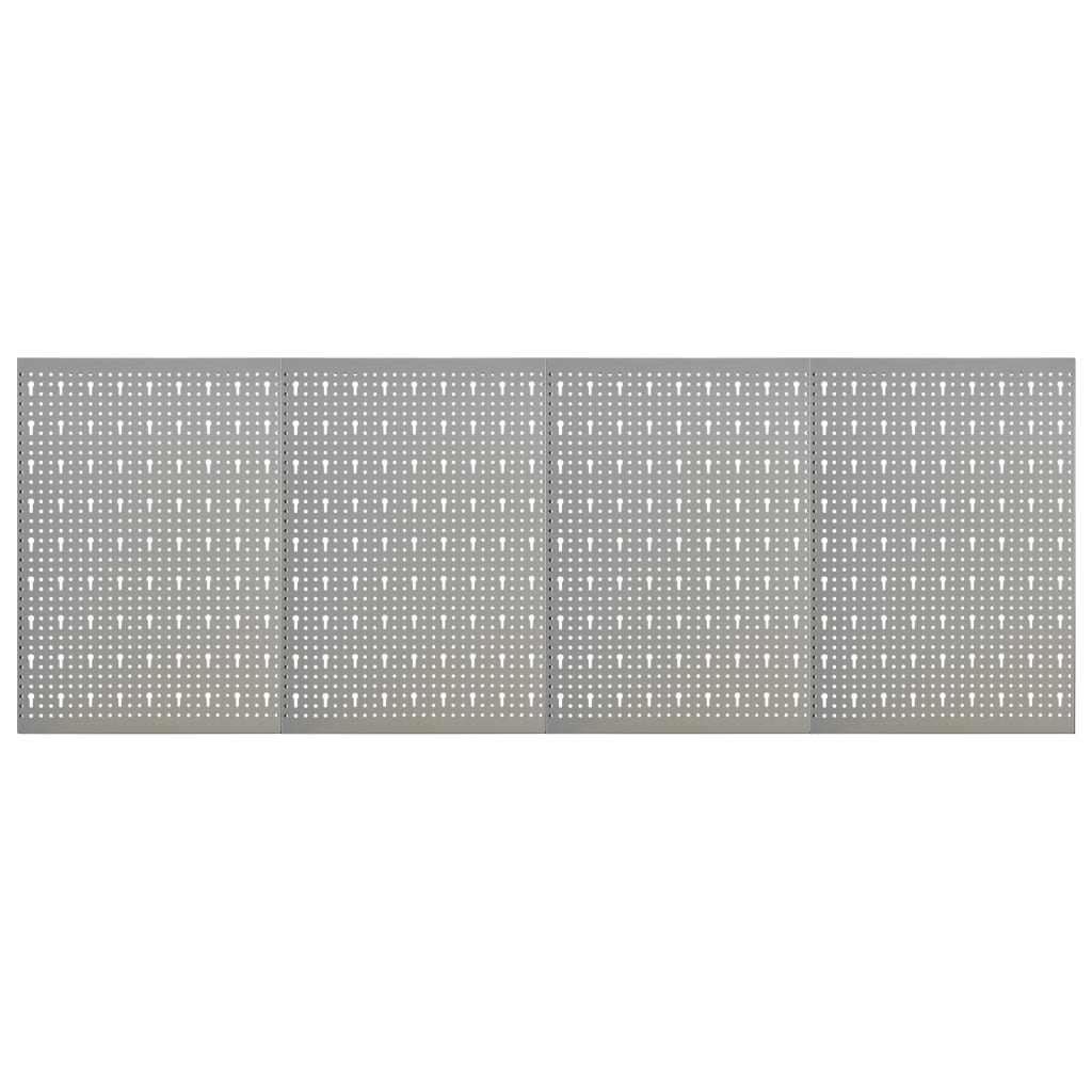 Wall Mounted Peg Boards Steel Grey 145350