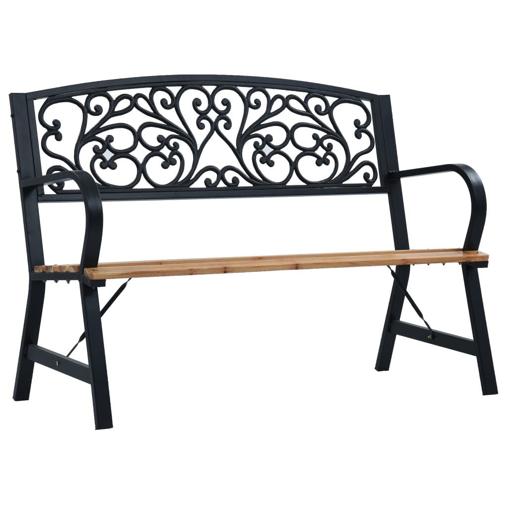 Patio Bench Wood Brown 47940