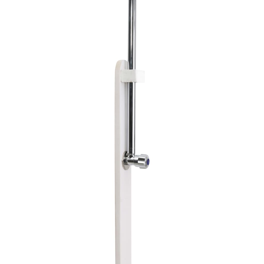 Outdoor Shower Stainless Steel Square Silver 48200