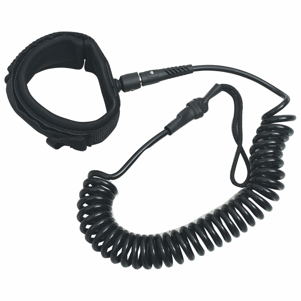Sup Coiled Leash Inch Black 92205