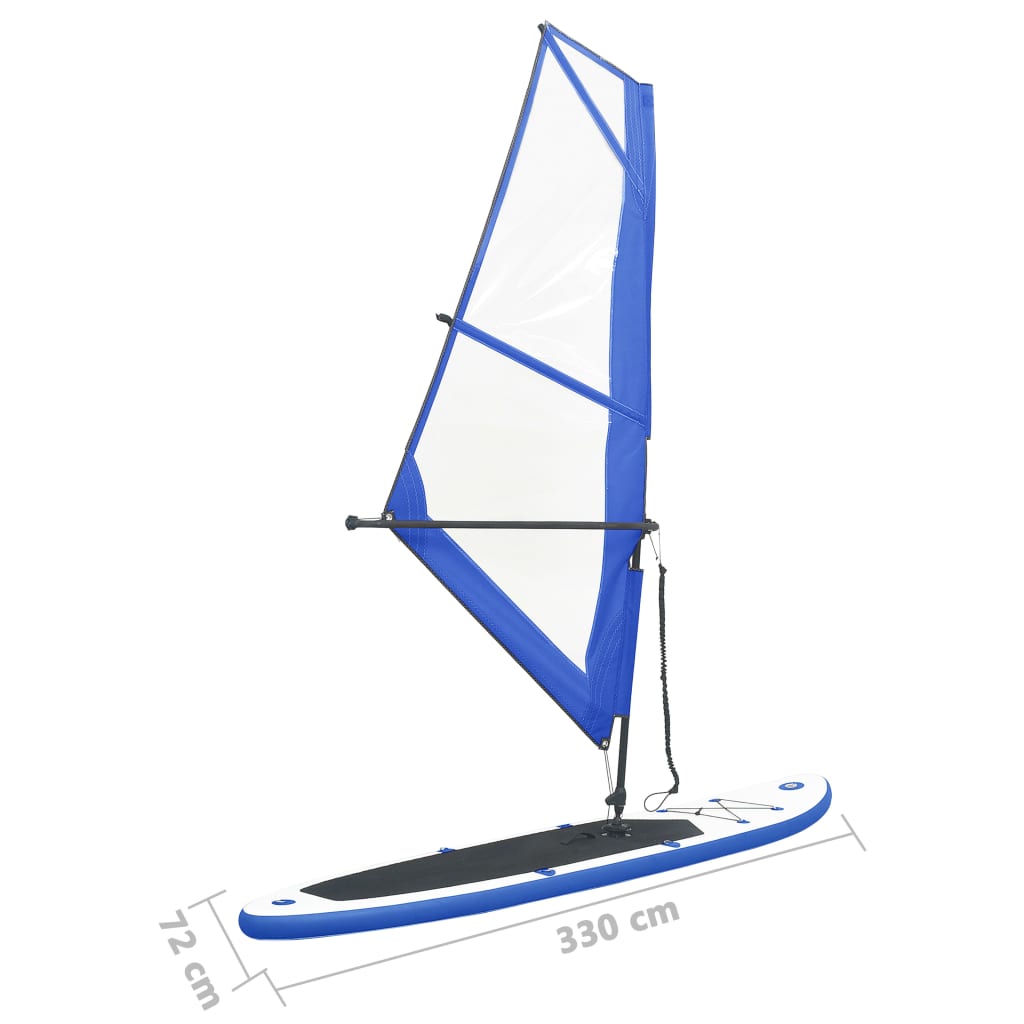 Inflatable Stand Up Paddleboard With Sail Set And Wh 92210