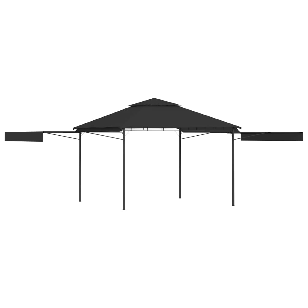 Gazebo With Double Extended Roofs G M Cream 48003
