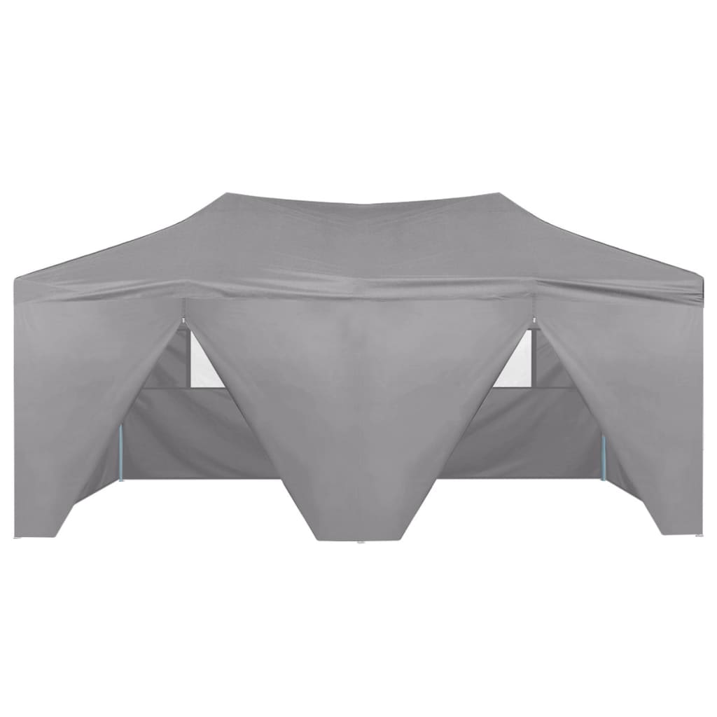 Folding Party Tent Steel White 48864