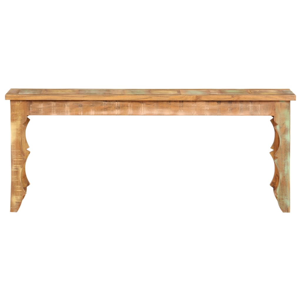 Bench Solid Reclaimed Wood Brown 286485