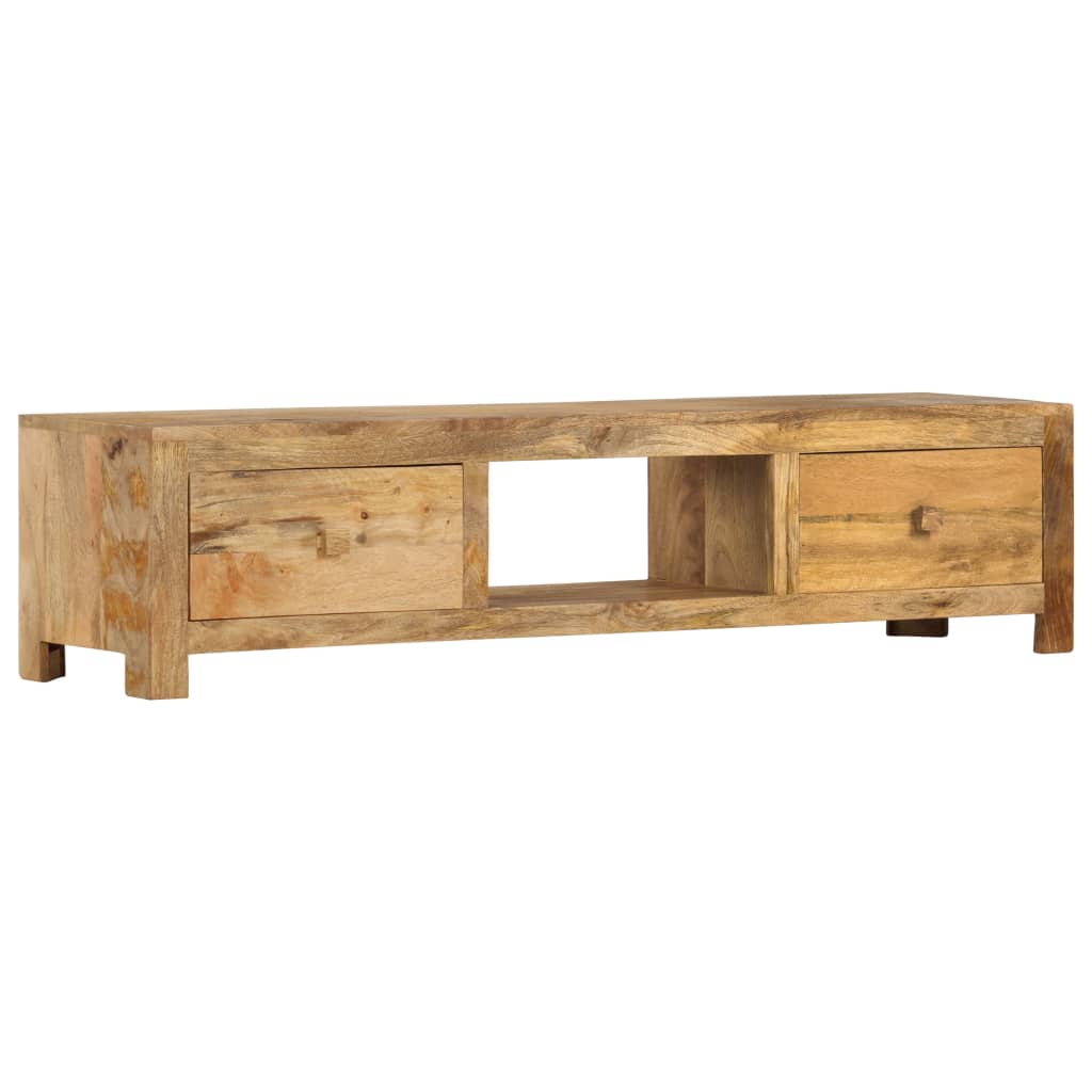 Tv Cabinet Solid Mango Wood Brown 285824