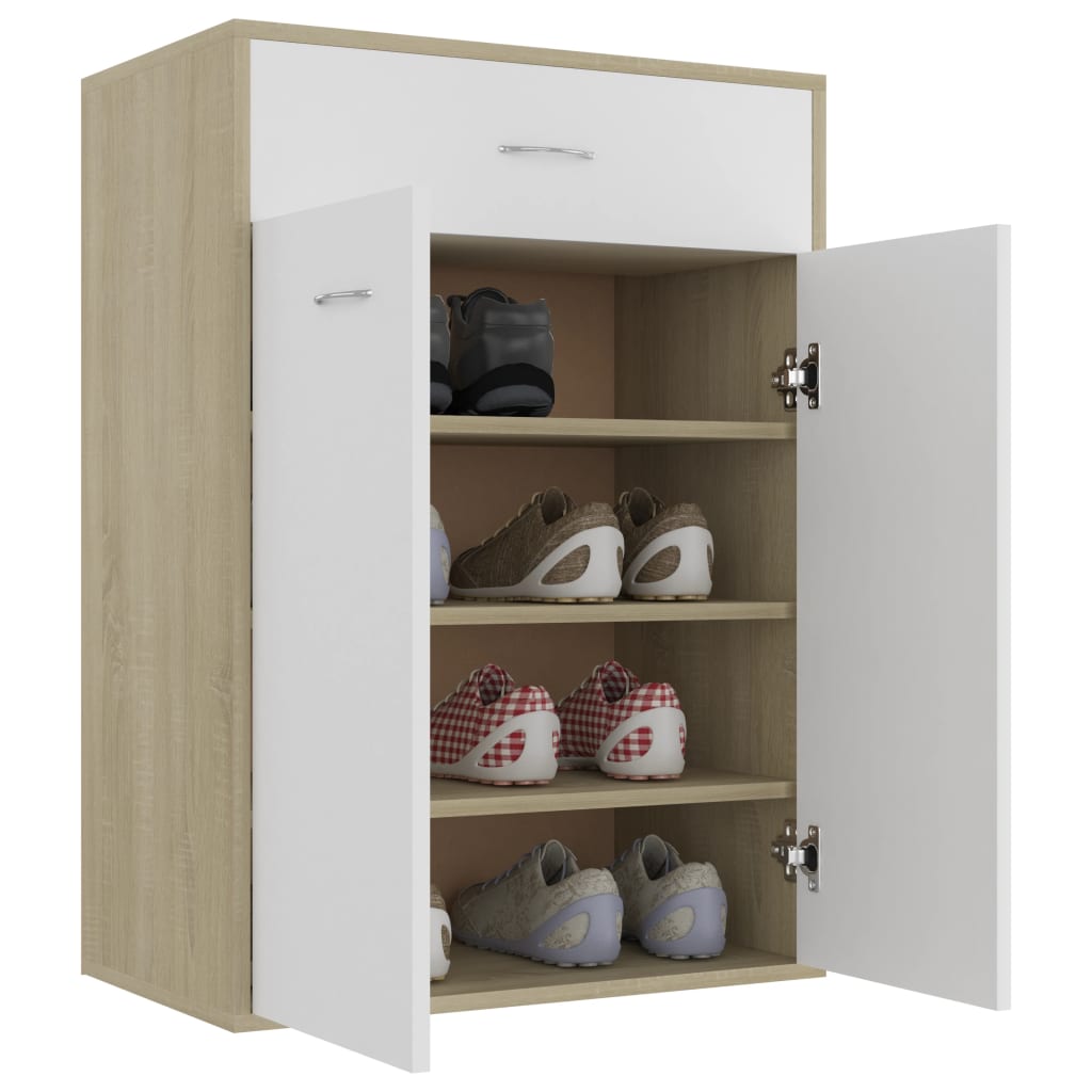 Shoe Cabinet White 801071