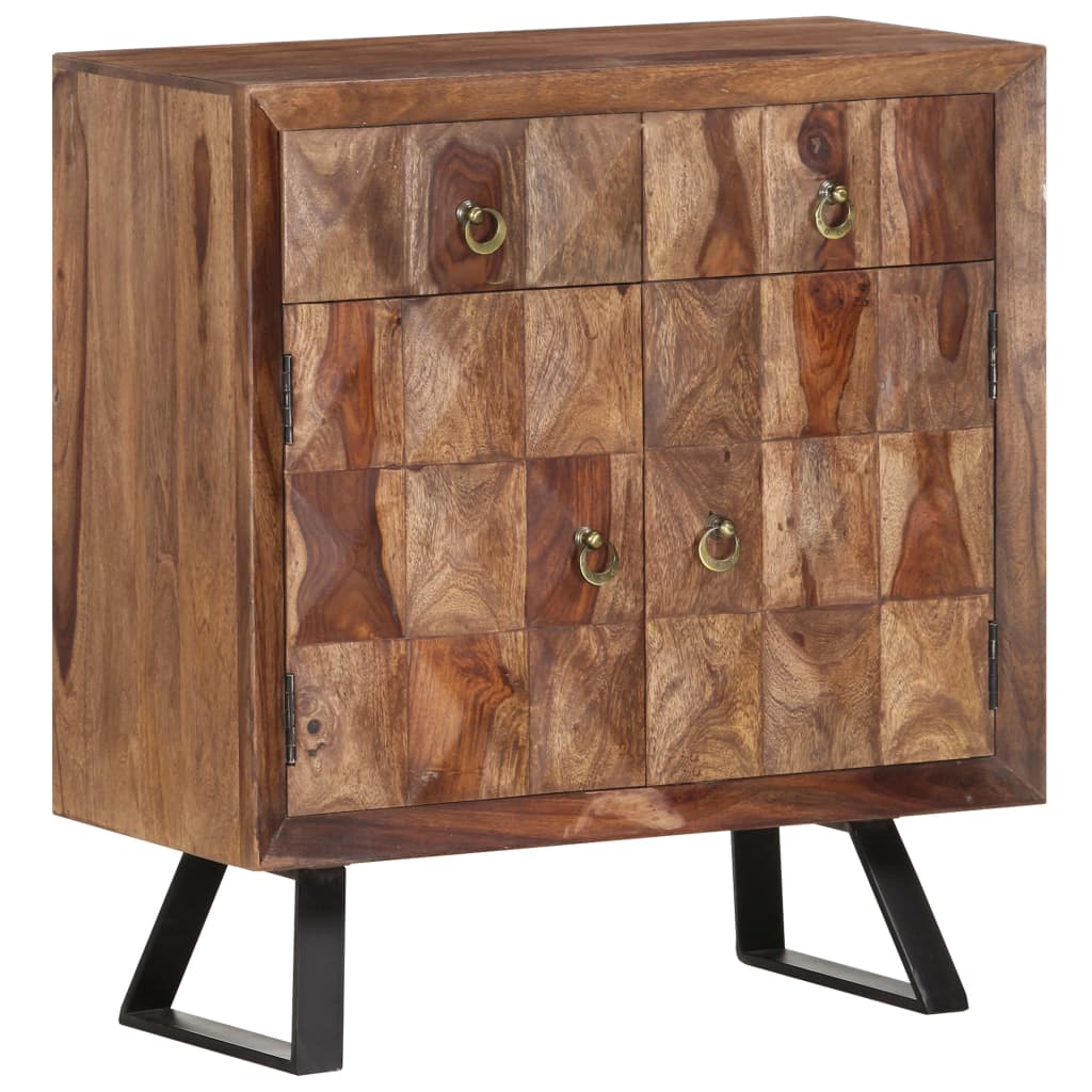 Drawer Cabinet Solid Mango Wood Brown 286140