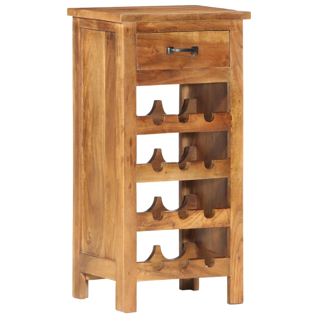 Wine Cabinet Solid Acacia Wood Brown 287482