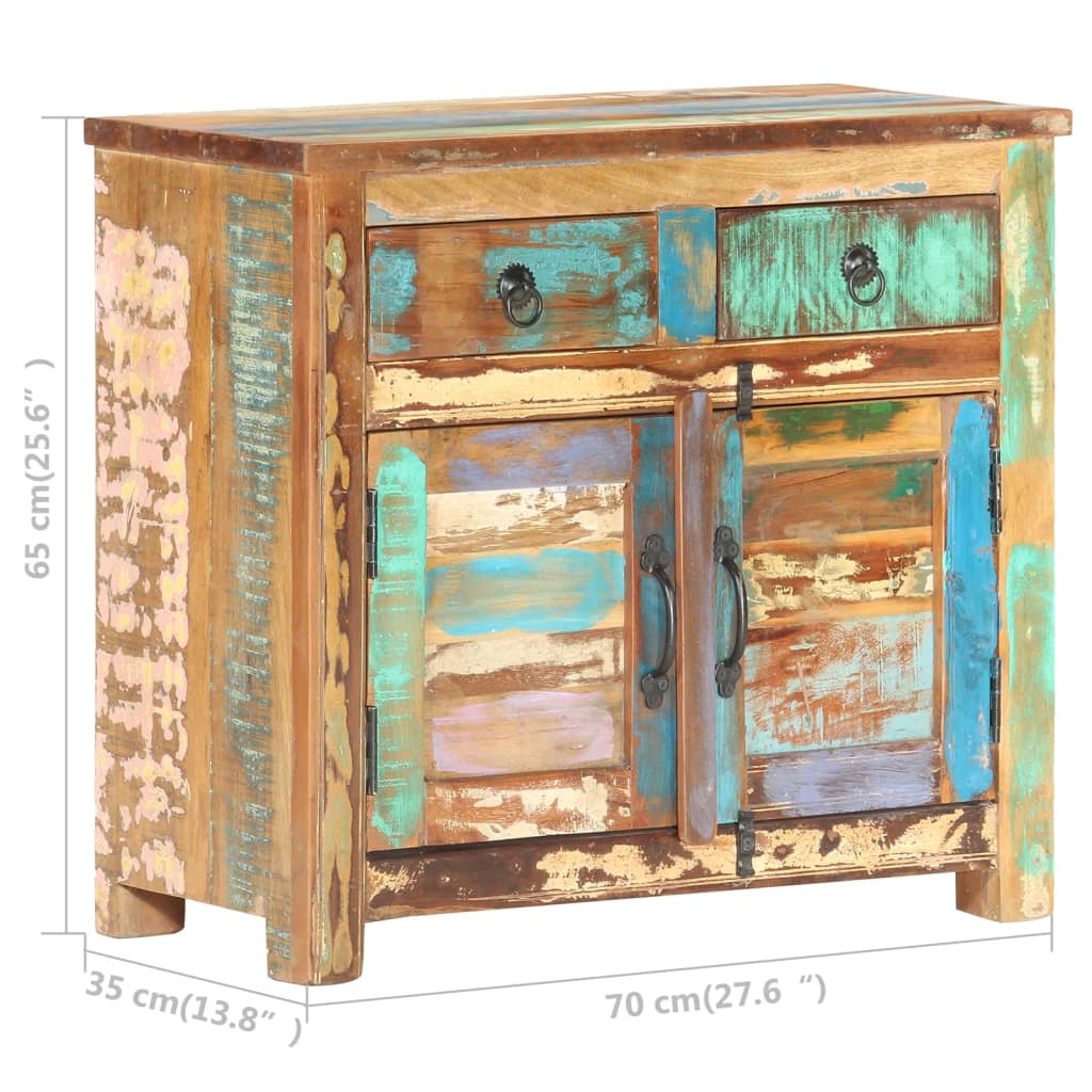 Sideboard Solid Reclaimed Wood Multicolour 287490