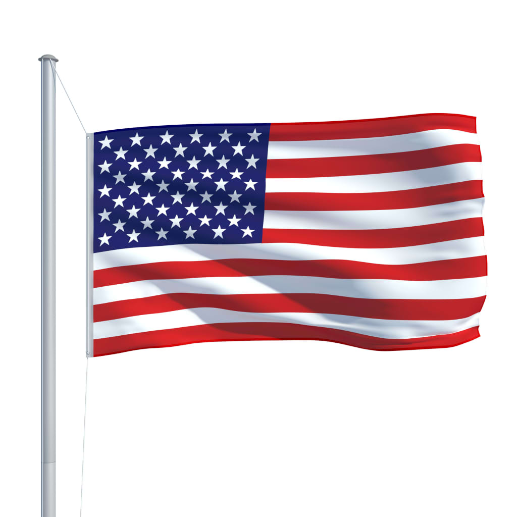 Us Flag And Pole Aluminum 3053324
