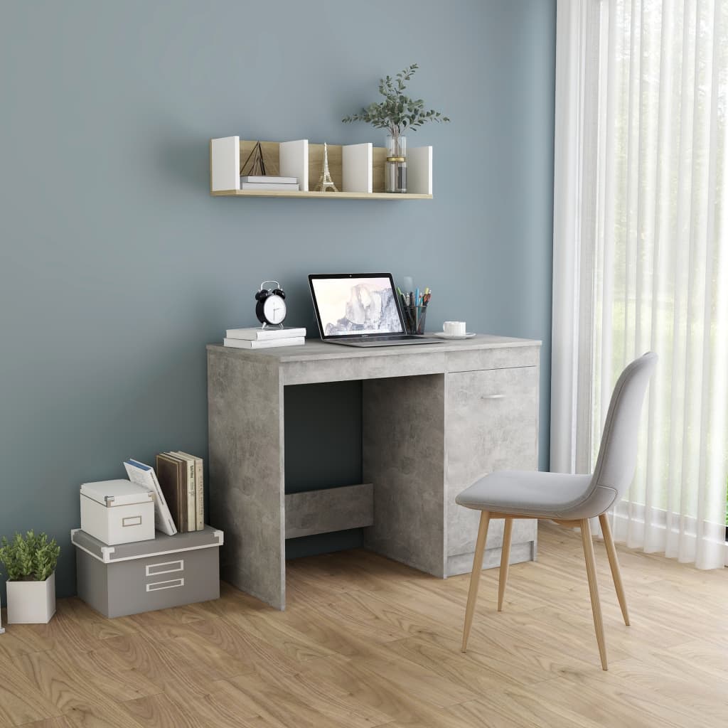 Desk Gray Grey 801800