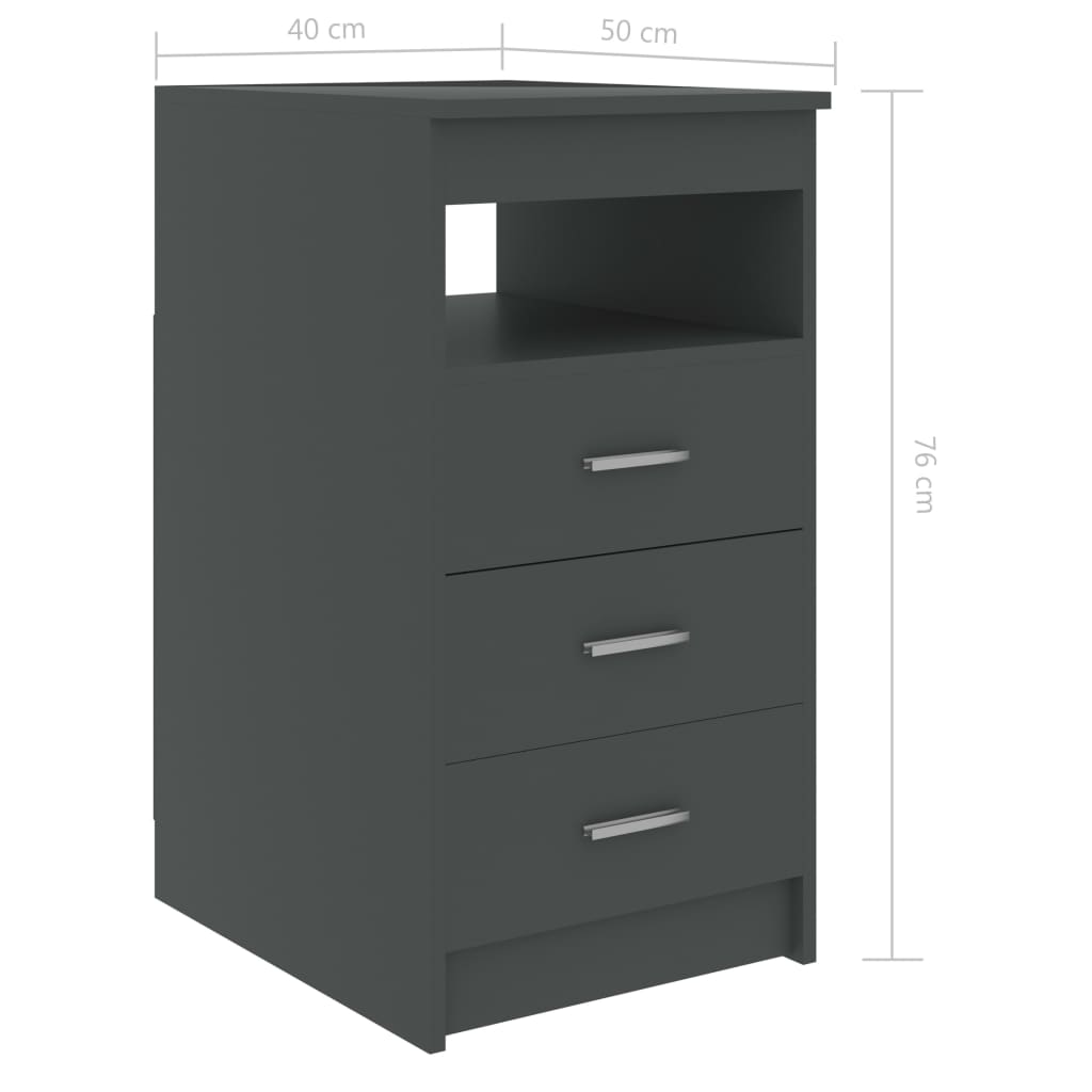 Drawer Cabinet White 801805