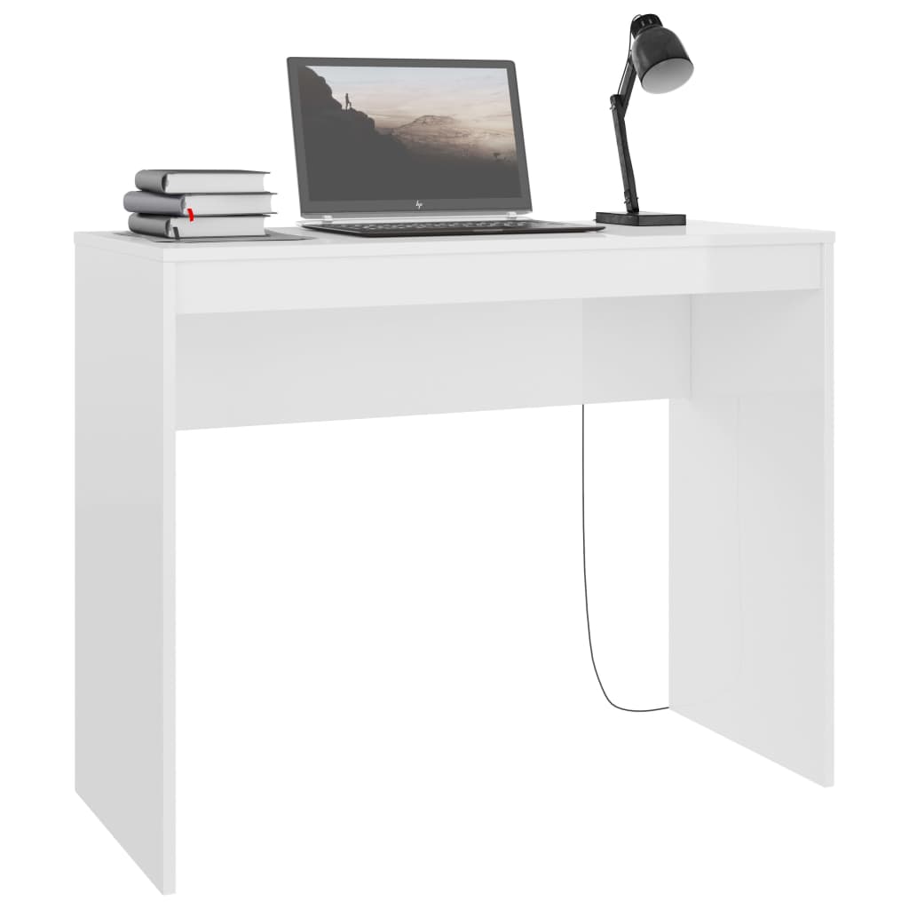 Desk High Gloss White 802243