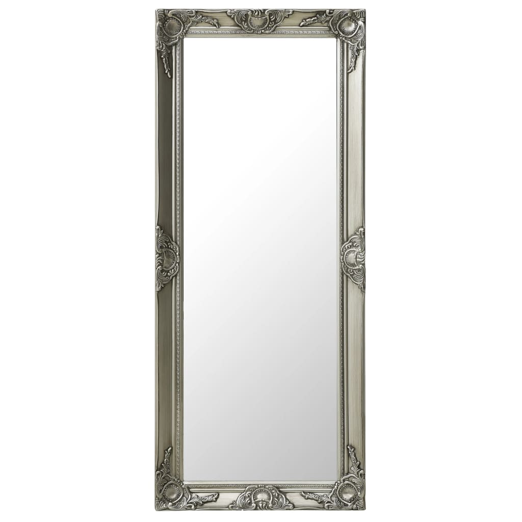Wall Mirror Baroque Style White 320320