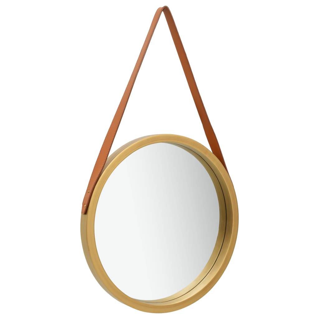Wall Mirror With Strap White 320360