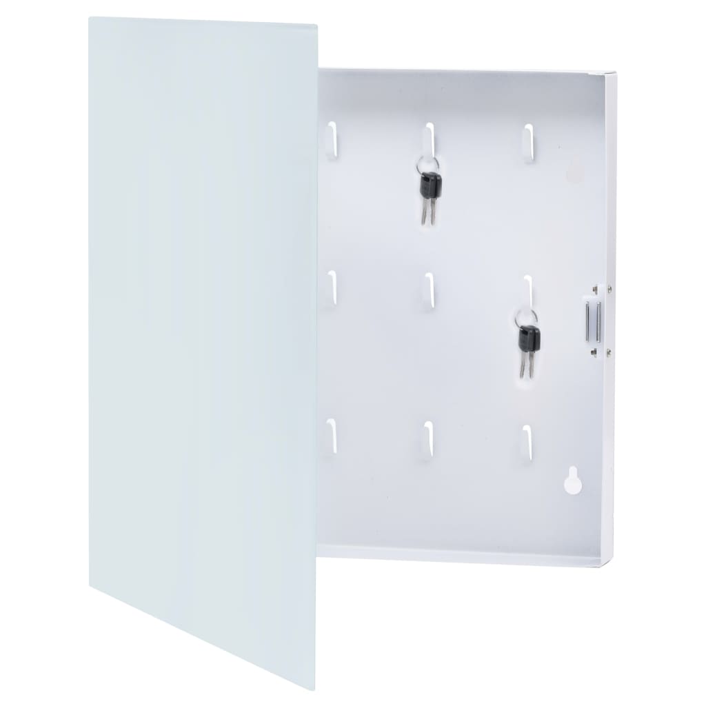 Key Box With Magnetic Board White 322776