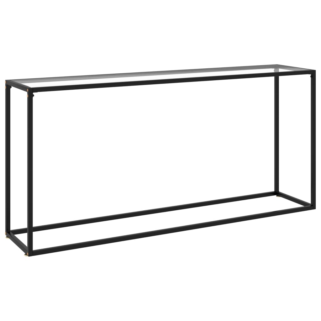 Console Tempered Glass Black 322820