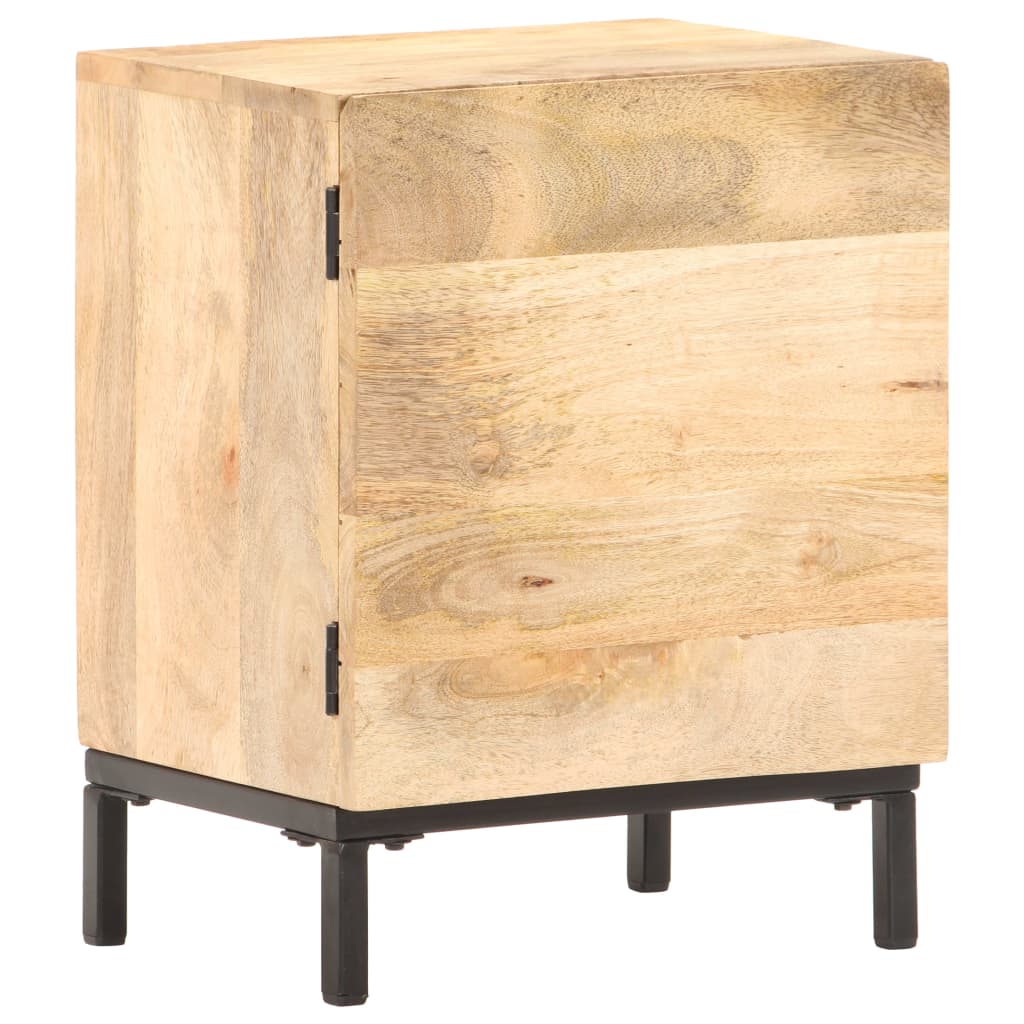 Bedside Cabinet Solid Mango Wood Brown 320225