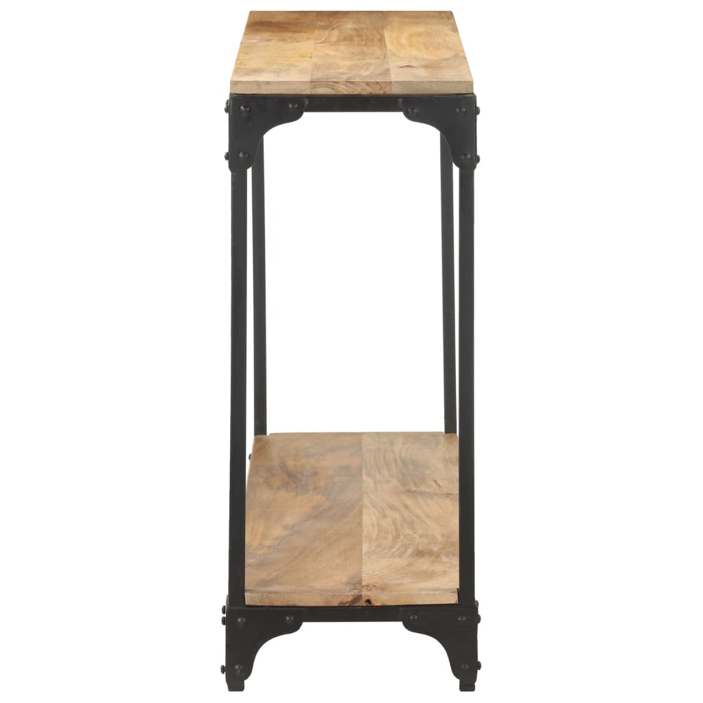 Console Solid Reclaimed Wood Brown 320257