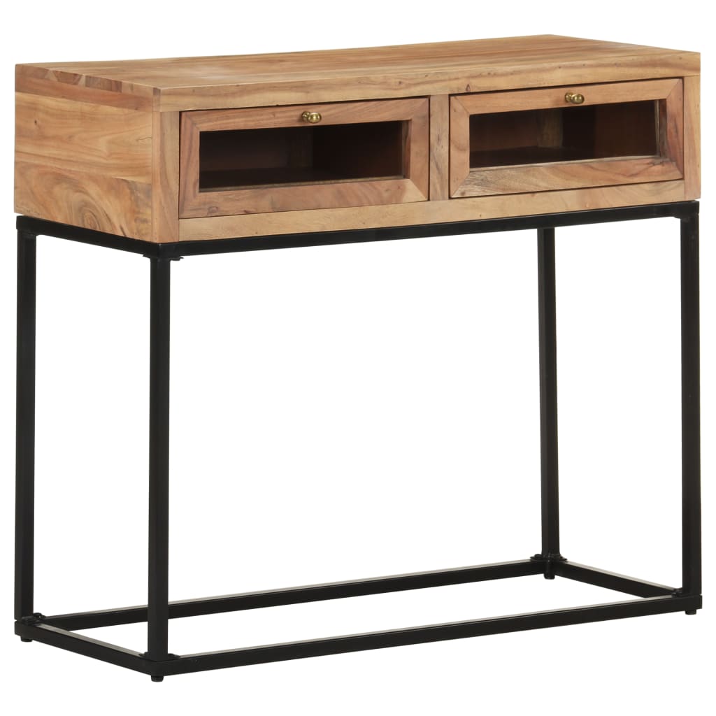 Console Solid Acacia Wood Brown 323505
