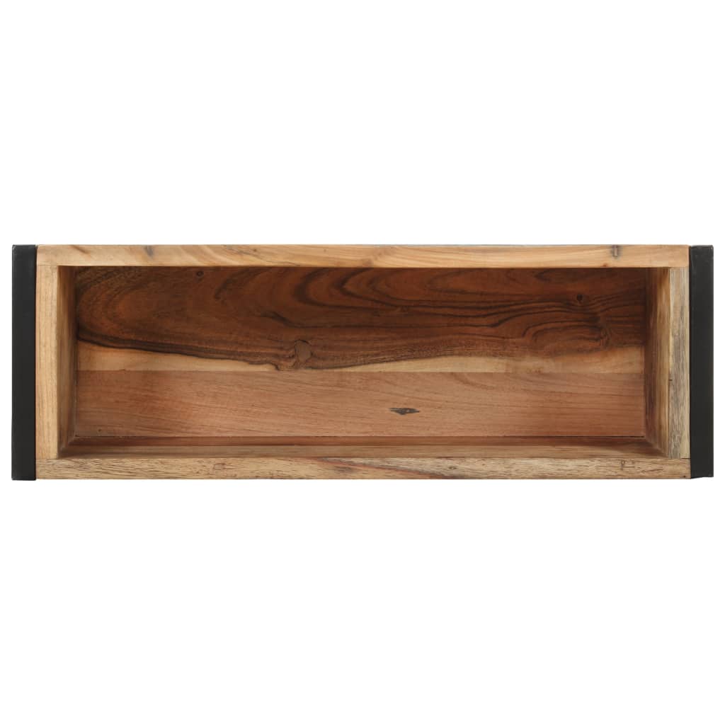 Planter Solid Reclaimed Wood Multicolour 321940