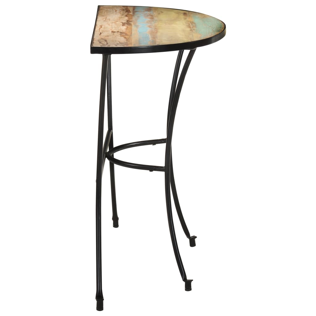 Side Table Solid Mango Wood Brown 321948