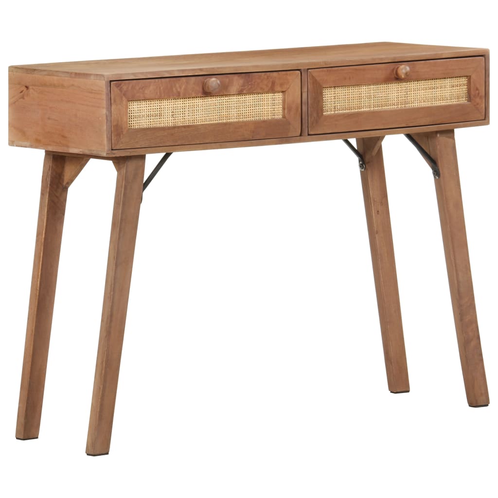 Console Solid Mango Wood Brown 323598