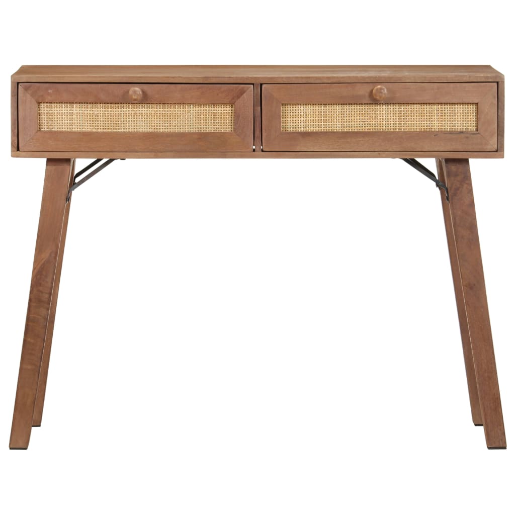 Console Solid Mango Wood Brown 323598